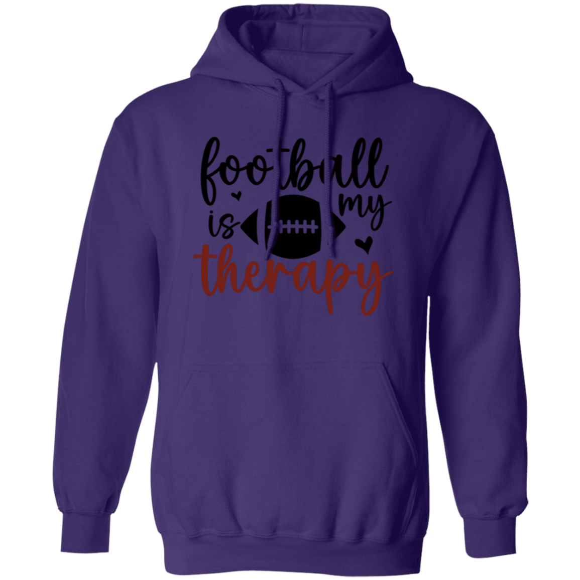 Football Is My Therapy - Pullover Hoodie