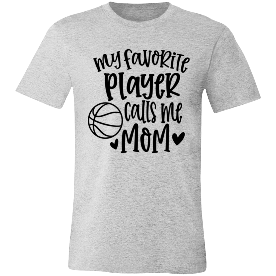 My Favorite Player Calls Me Mom - Unisex Jersey Short-Sleeve T-Shirt