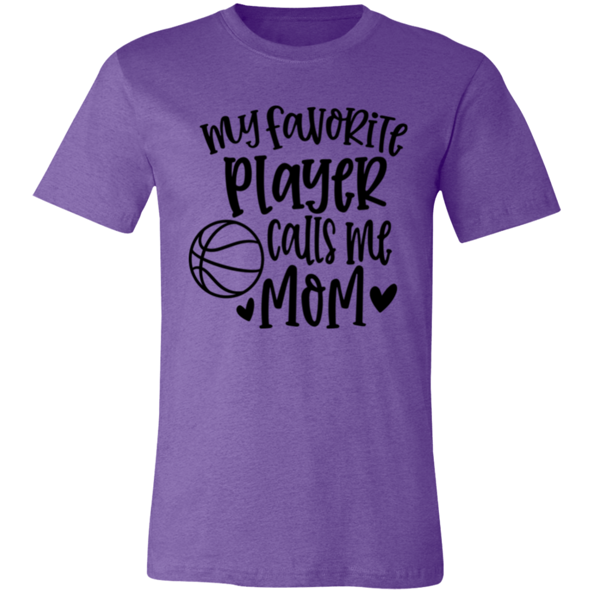 My Favorite Player Calls Me Mom - Unisex Jersey Short-Sleeve T-Shirt