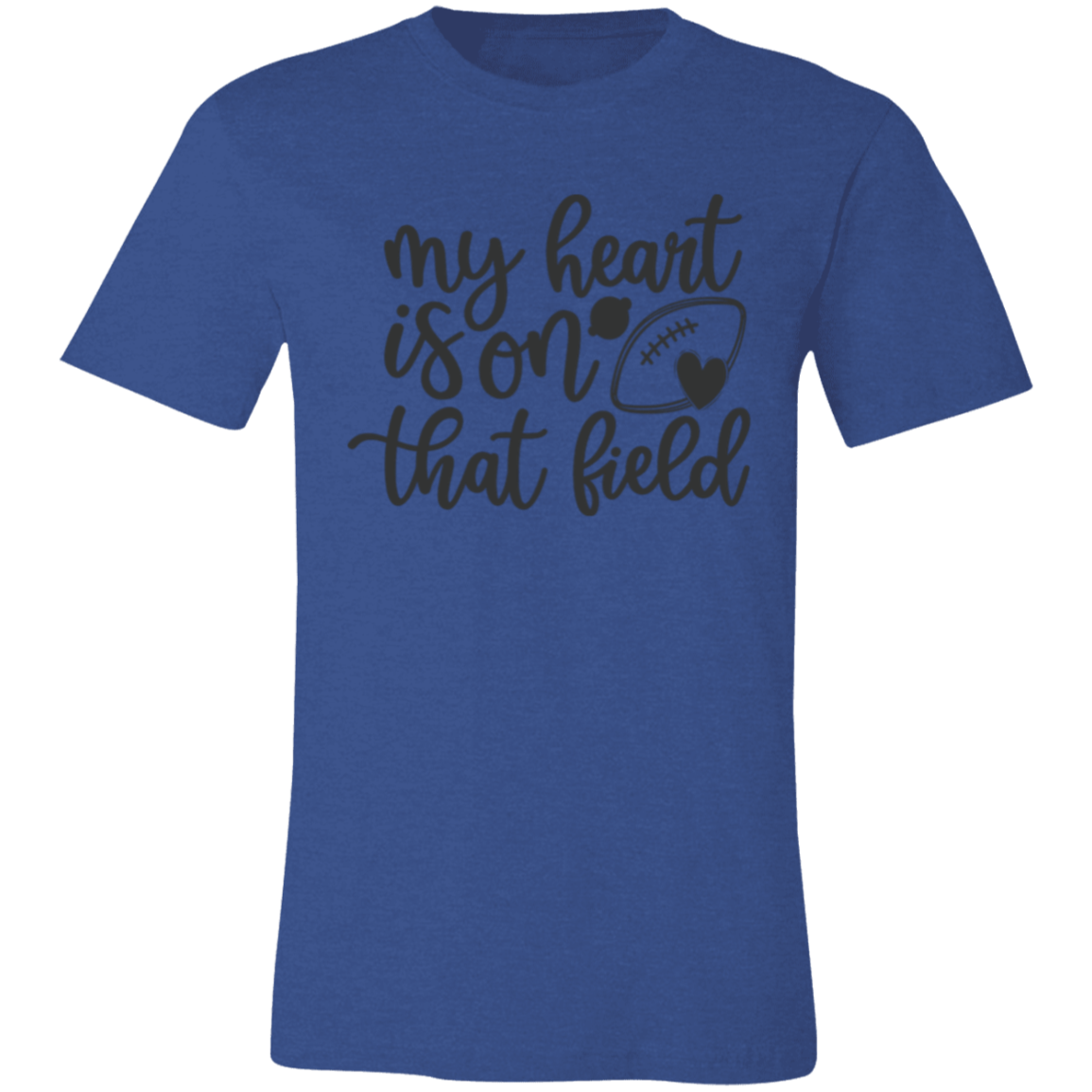 My Heart Is On That Field - Unisex Jersey Short-Sleeve T-Shirt