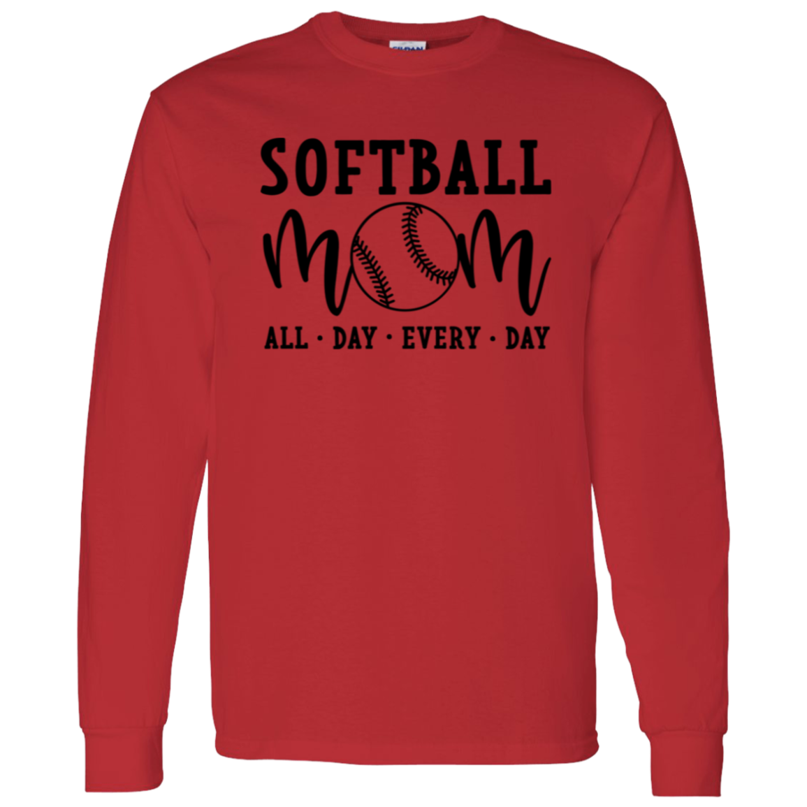 Softball Mom - Long Sleeve T-Shirt 5.3 oz.