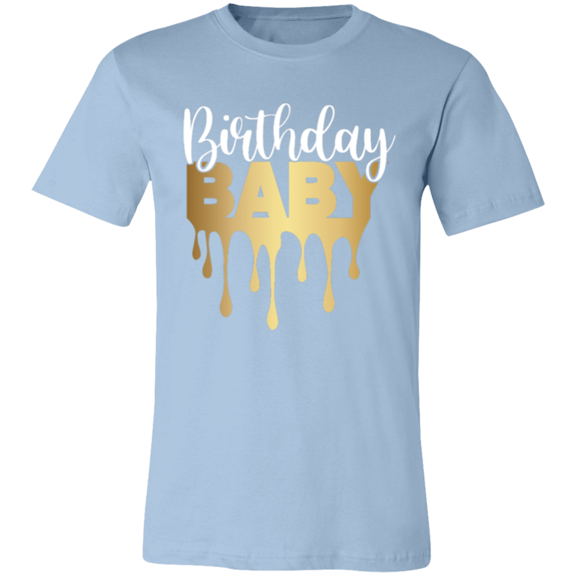 Birthday Baby Gold Unisex Jersey Short-Sleeve T-Shirt