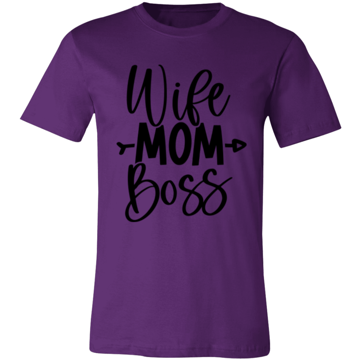 Wife MOM Boss - Unisex Jersey Short-Sleeve T-Shirt