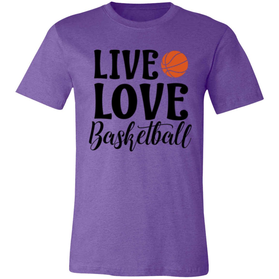 Live Love Basketball - Unisex Jersey Short-Sleeve T-Shirt