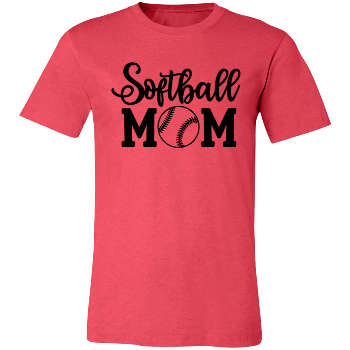 Softball Mom - Unisex Jersey Short-Sleeve T-Shirt