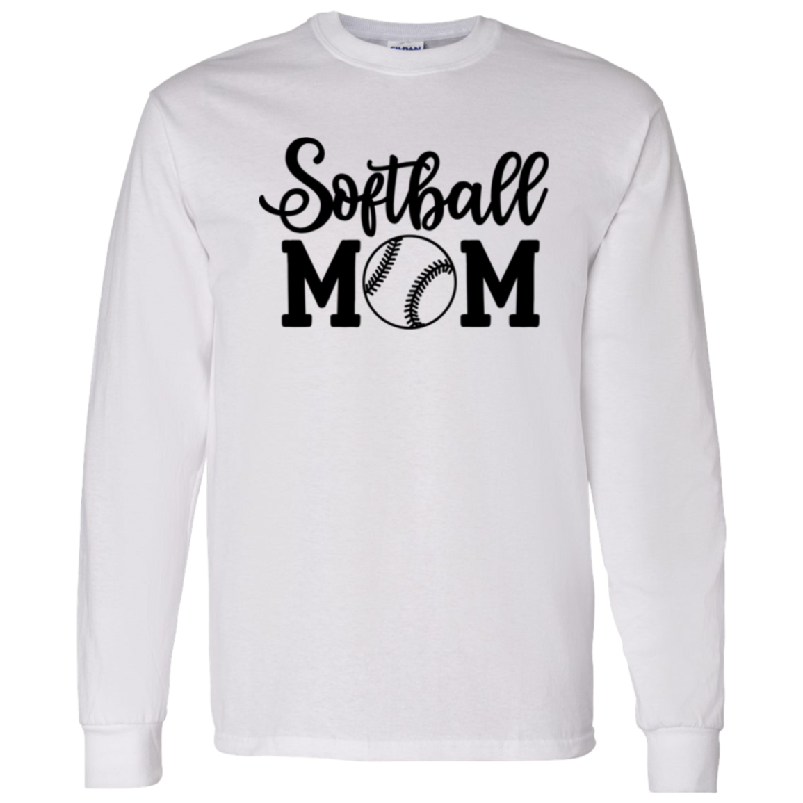 Softball Mom - Long Sleeve T-Shirt 5.3 oz.