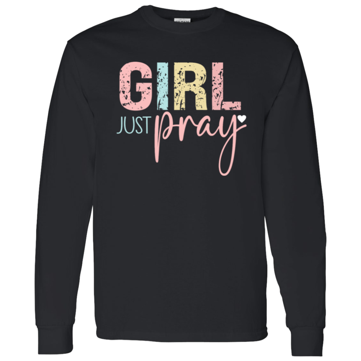 Girl Pray - LS T-Shirt 5.3 oz.