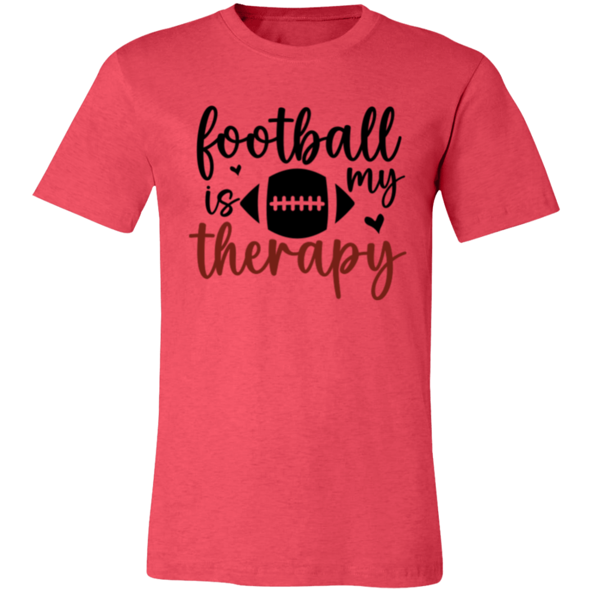 Football is My Therapy - Unisex Jersey Short-Sleeve T-Shirt