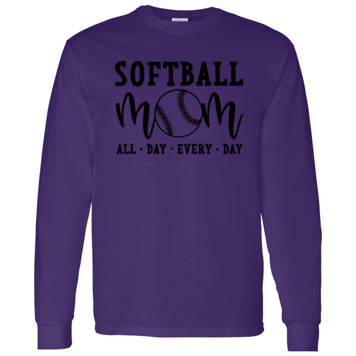 Softball Mom - Long Sleeve T-Shirt 5.3 oz.