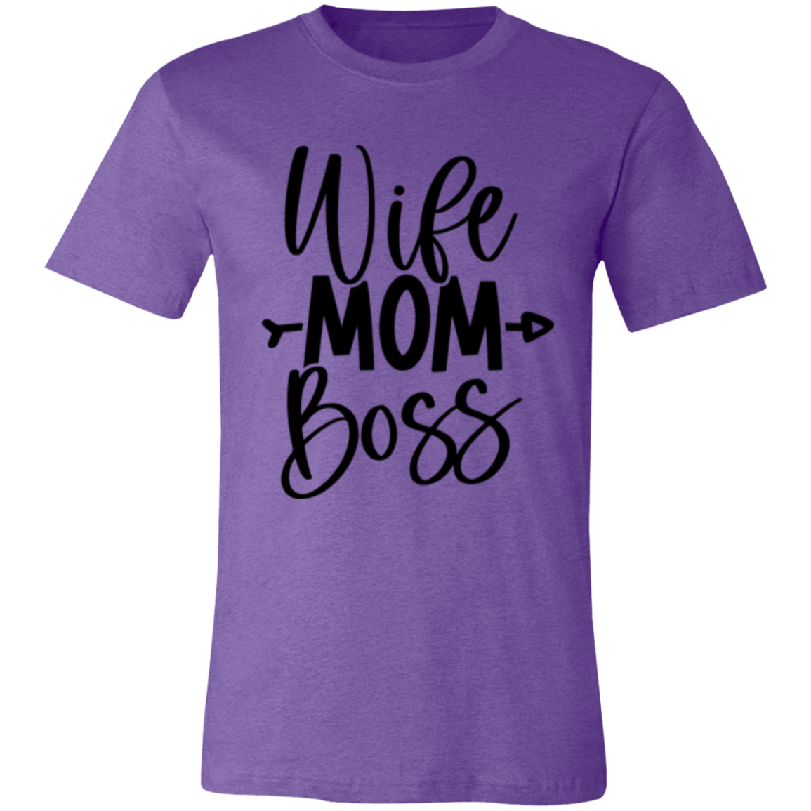 Wife MOM Boss - Unisex Jersey Short-Sleeve T-Shirt