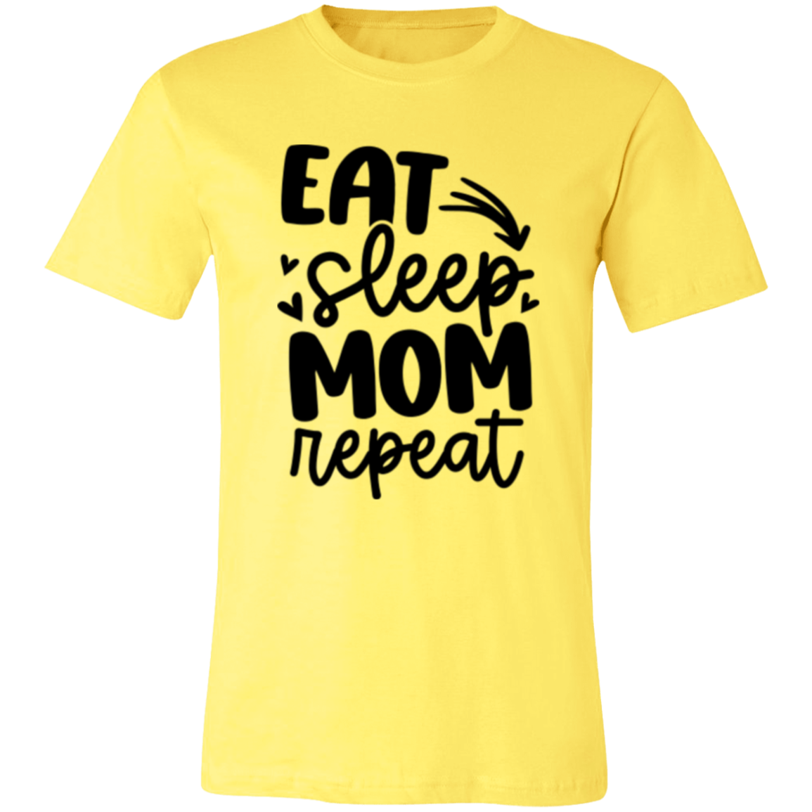 Eat Sleep MOM Repeat - Unisex Jersey Short-Sleeve T-Shirt