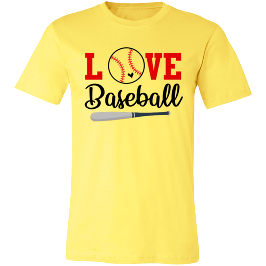 Love Baseball - Unisex Jersey Short-Sleeve T-Shirt