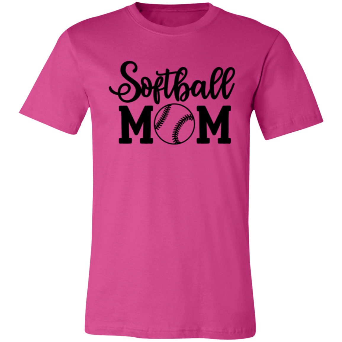 Softball Mom - Unisex Jersey Short-Sleeve T-Shirt