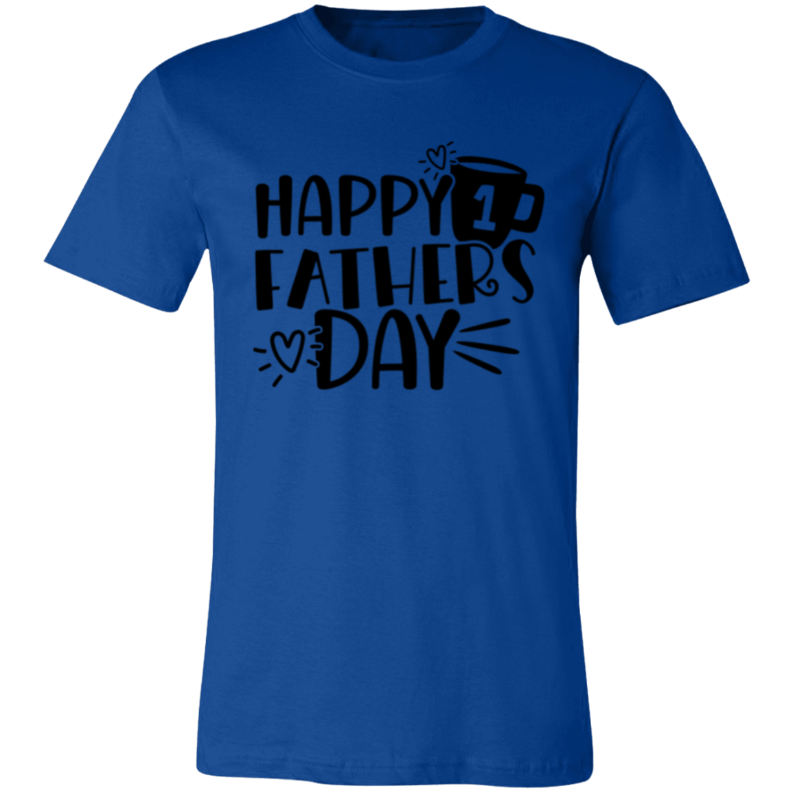 HAPPY FATHERS DAY - Unisex Jersey Short-Sleeve T-Shirt