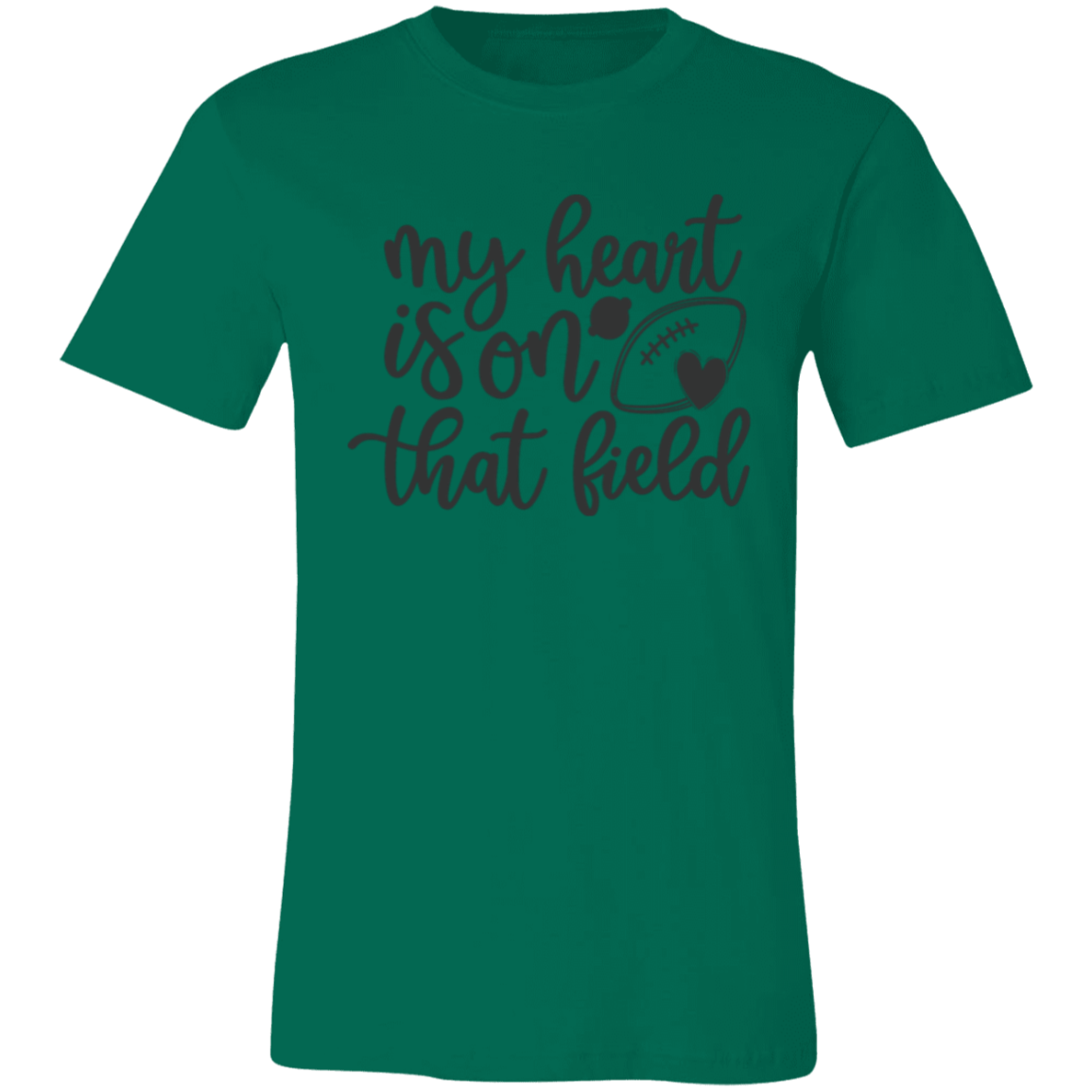 My Heart Is On That Field - Unisex Jersey Short-Sleeve T-Shirt