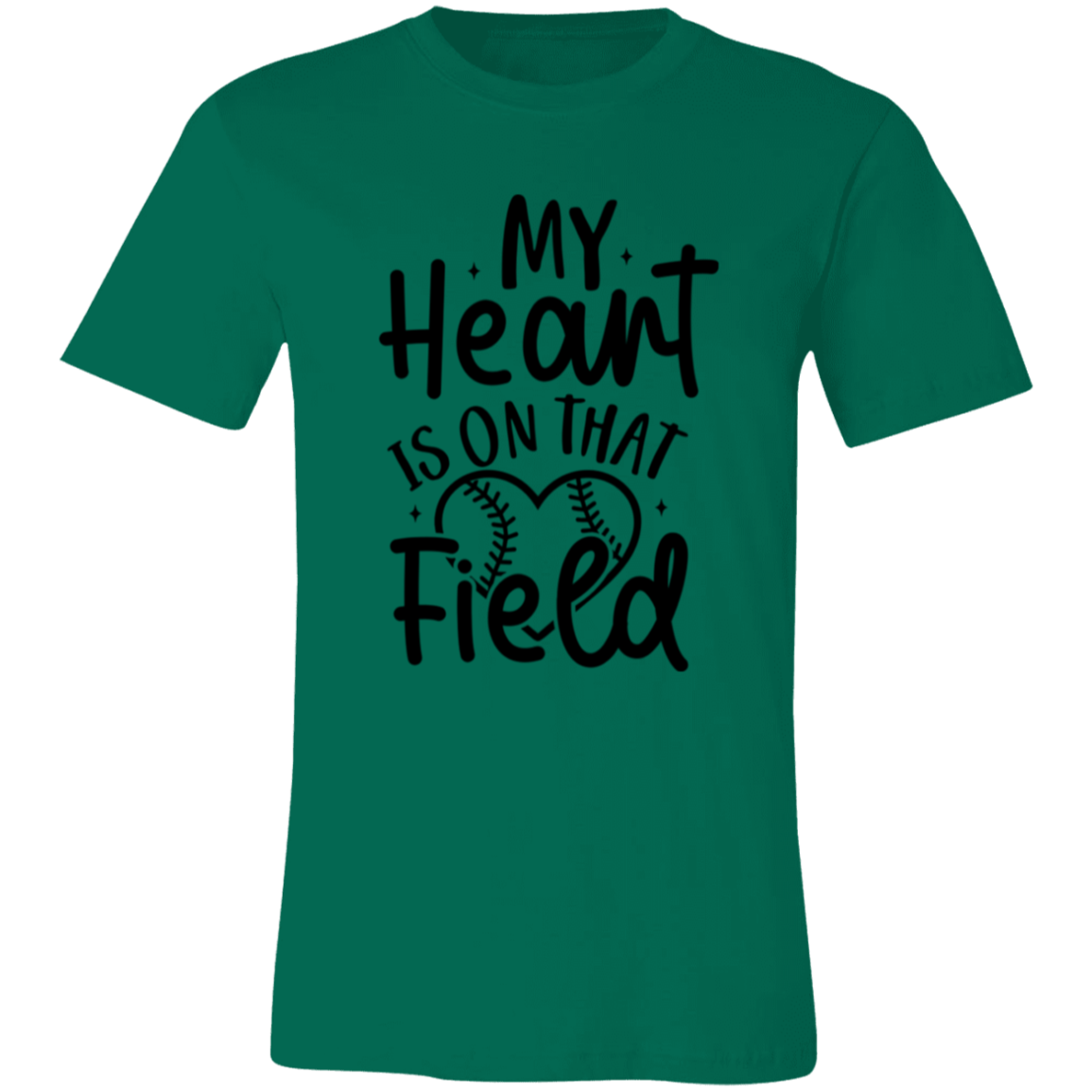 My Heart Is On That Field - Unisex Jersey Short-Sleeve T-Shirt