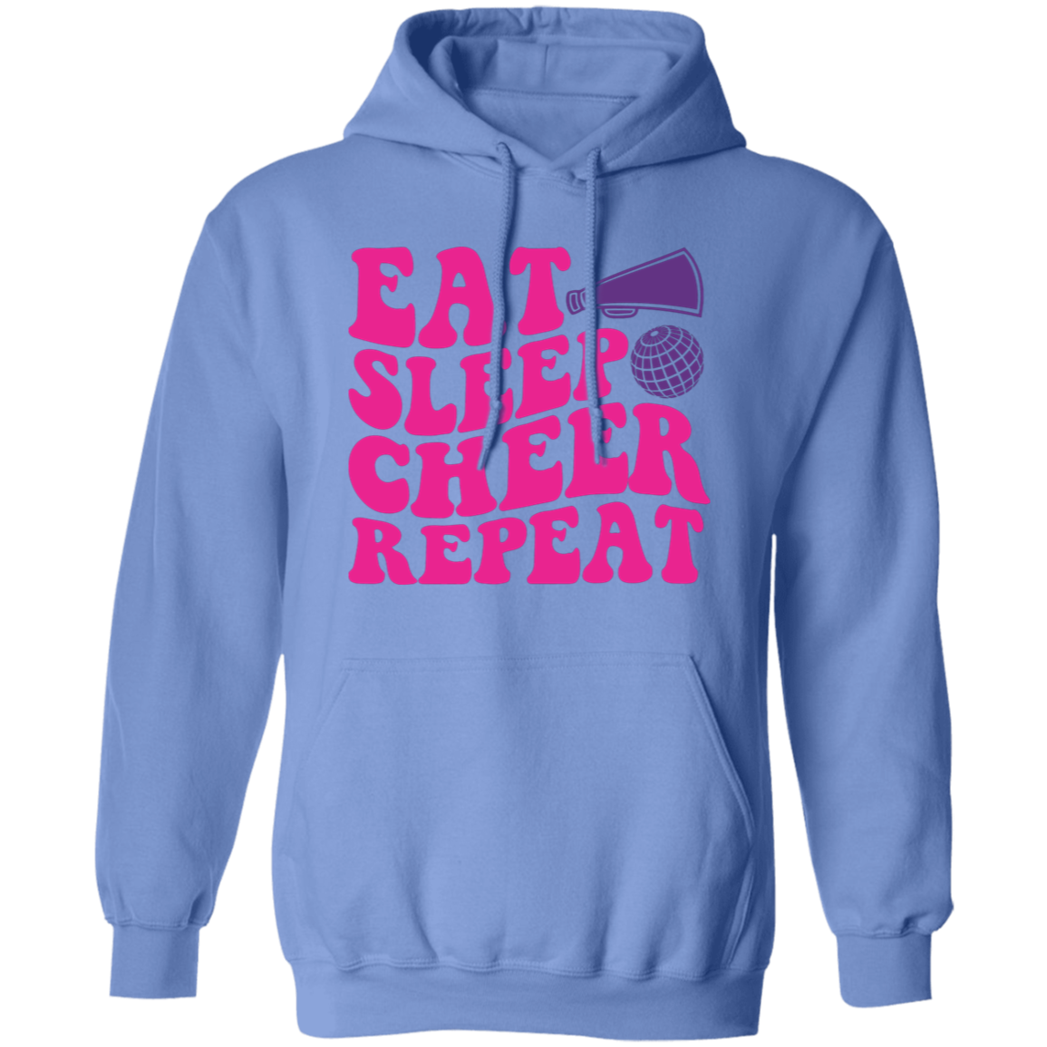 Eat Sleep Cheer Repeat - Pullover Hoodie