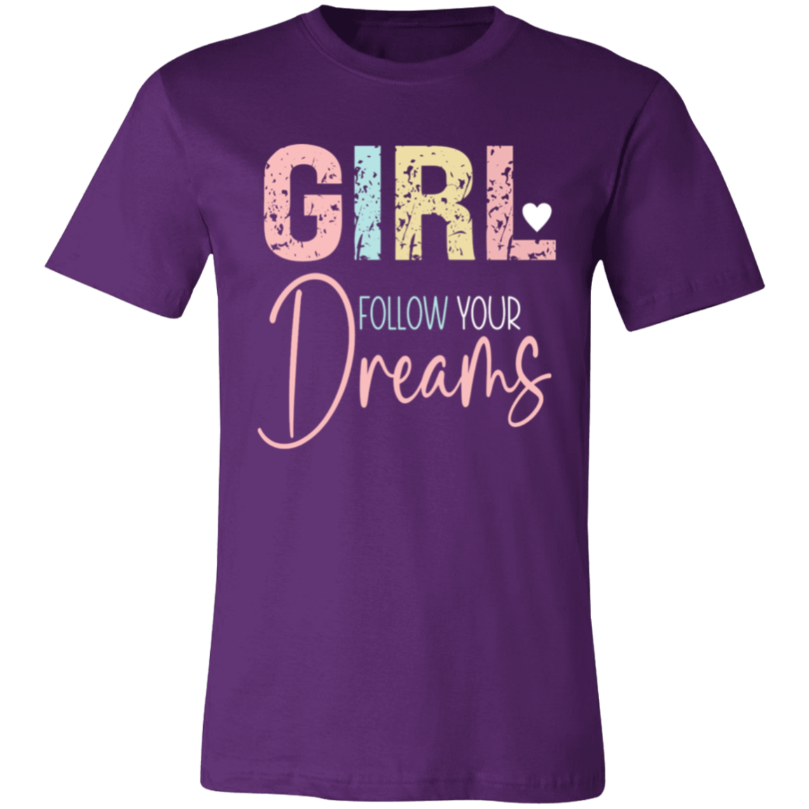 GIRL Follow Your Dreams - Unisex Jersey Short-Sleeve T-Shirt