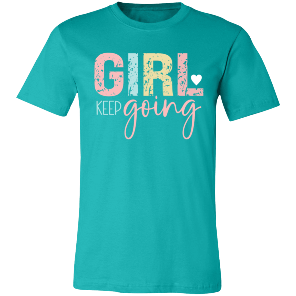 GIRL Keep Going - Unisex Jersey Short-Sleeve T-Shirt