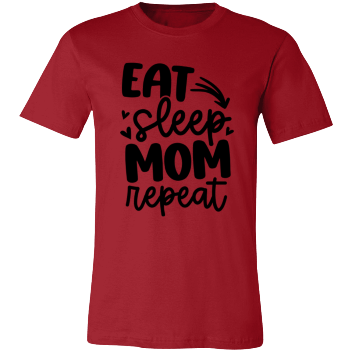 Eat Sleep MOM Repeat - Unisex Jersey Short-Sleeve T-Shirt