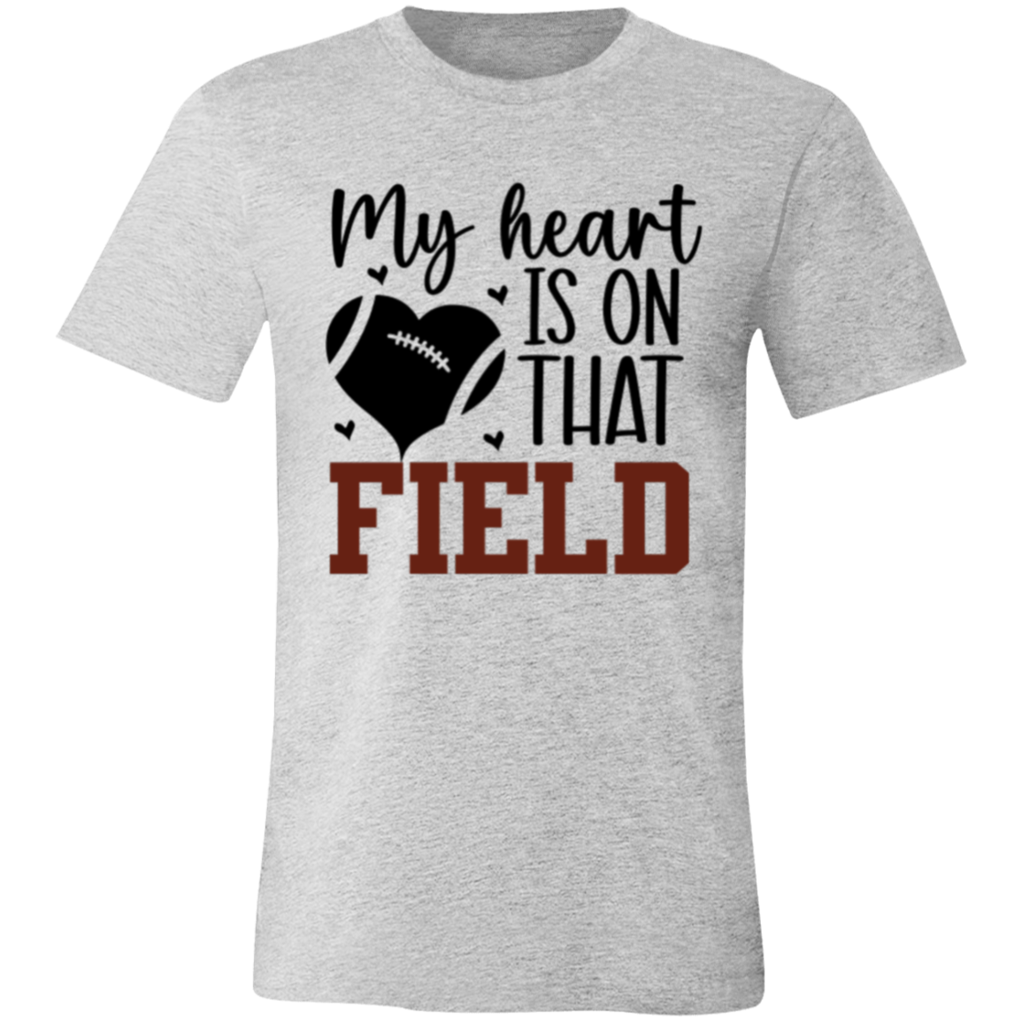 My Heart is on that Field - Unisex Jersey Short-Sleeve T-Shirt