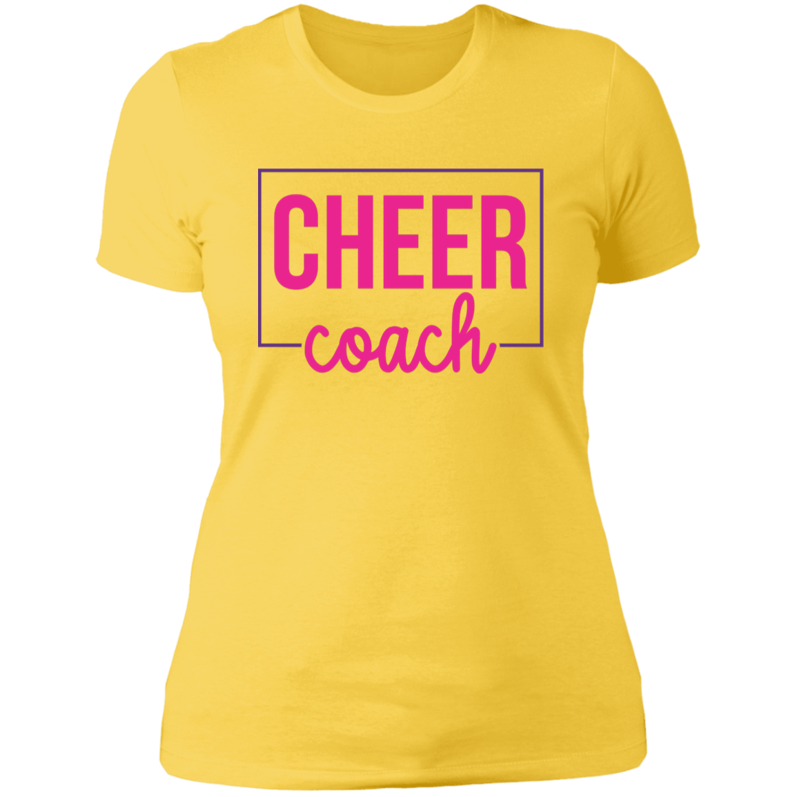 Cheer Coach Ladies' Boyfriend T-Shirt