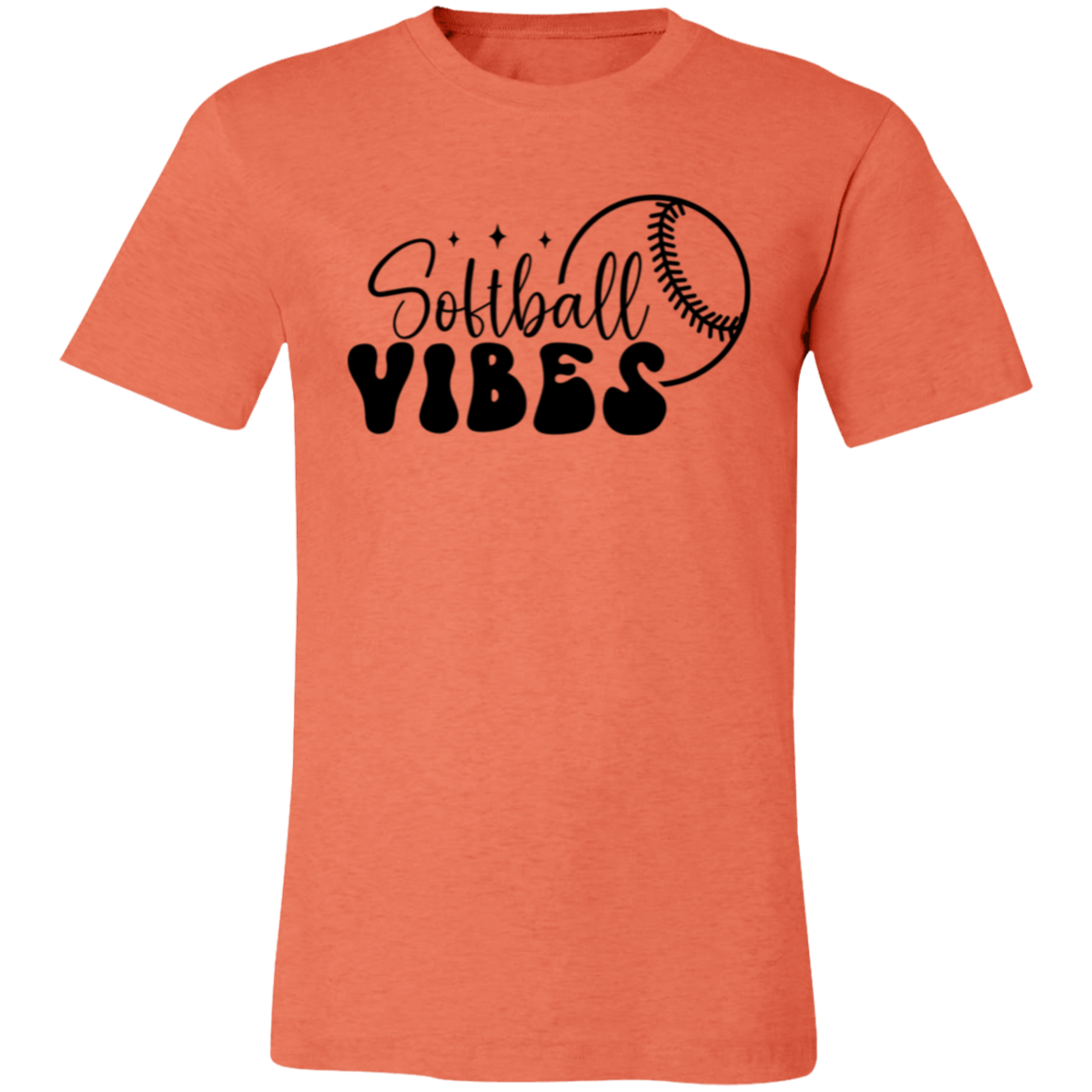 Softball Vibes - Unisex Jersey Short-Sleeve T-Shirt