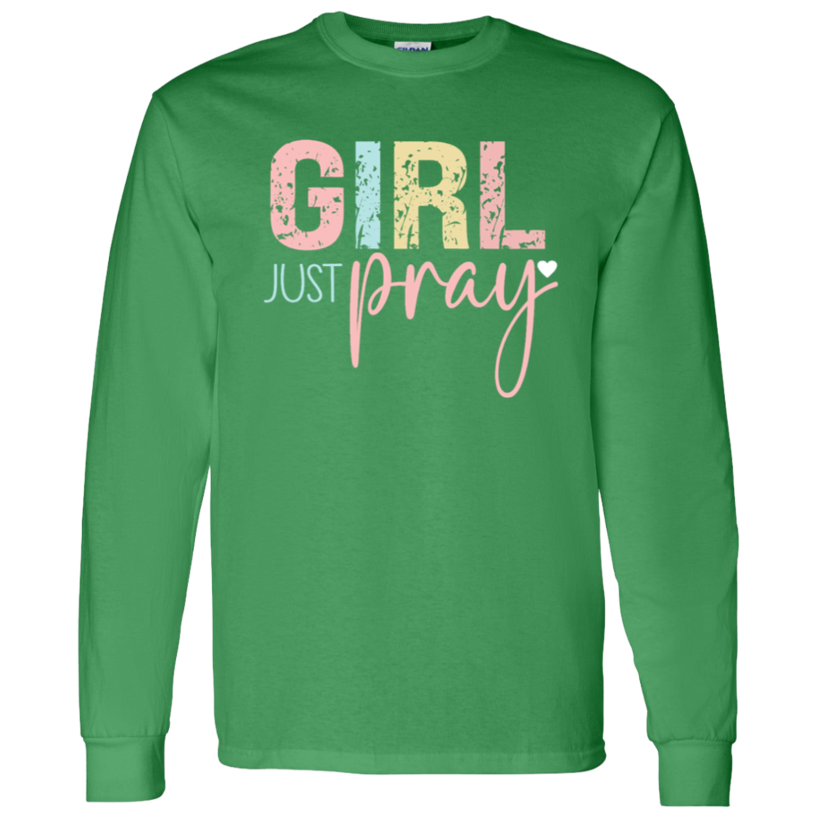 Girl Pray - LS T-Shirt 5.3 oz.