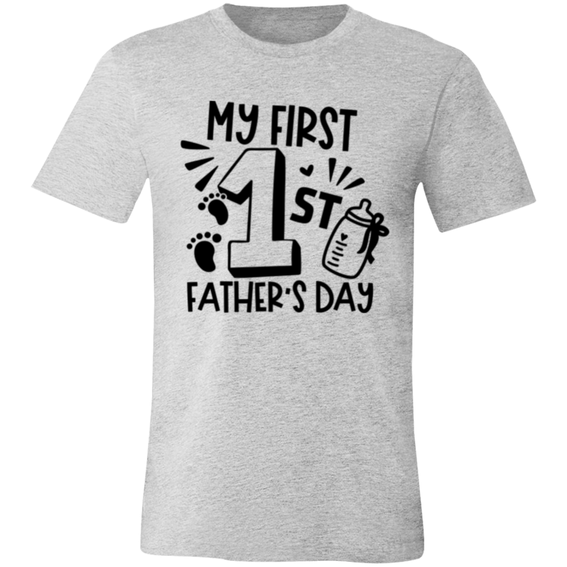 MY FIRST FATHER'S DAY - Unisex Jersey Short-Sleeve T-Shirt