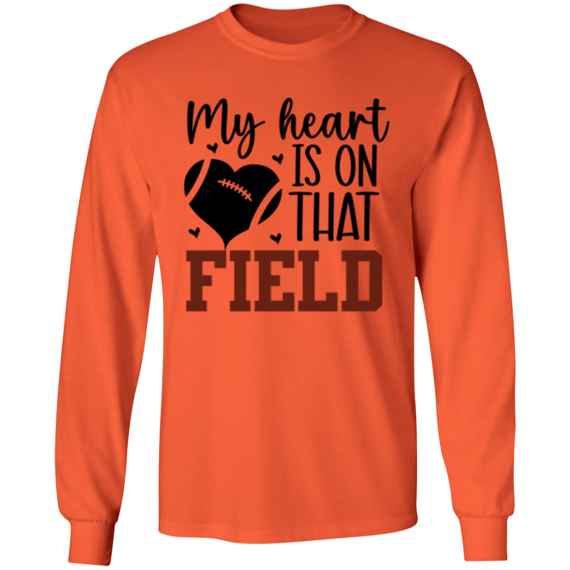 My Heart is on that Field - LS T-Shirt 5.3 oz.