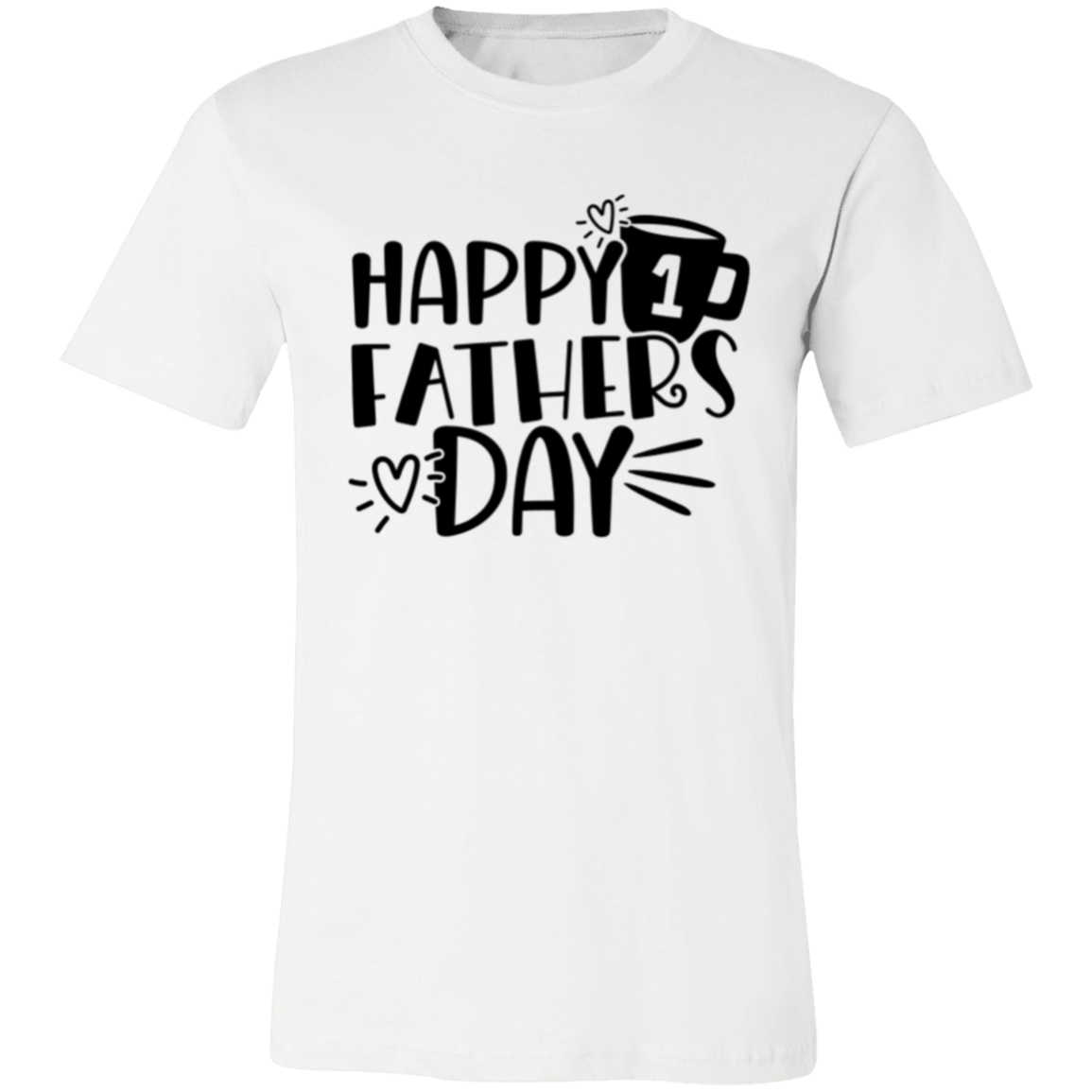 HAPPY FATHERS DAY - Unisex Jersey Short-Sleeve T-Shirt