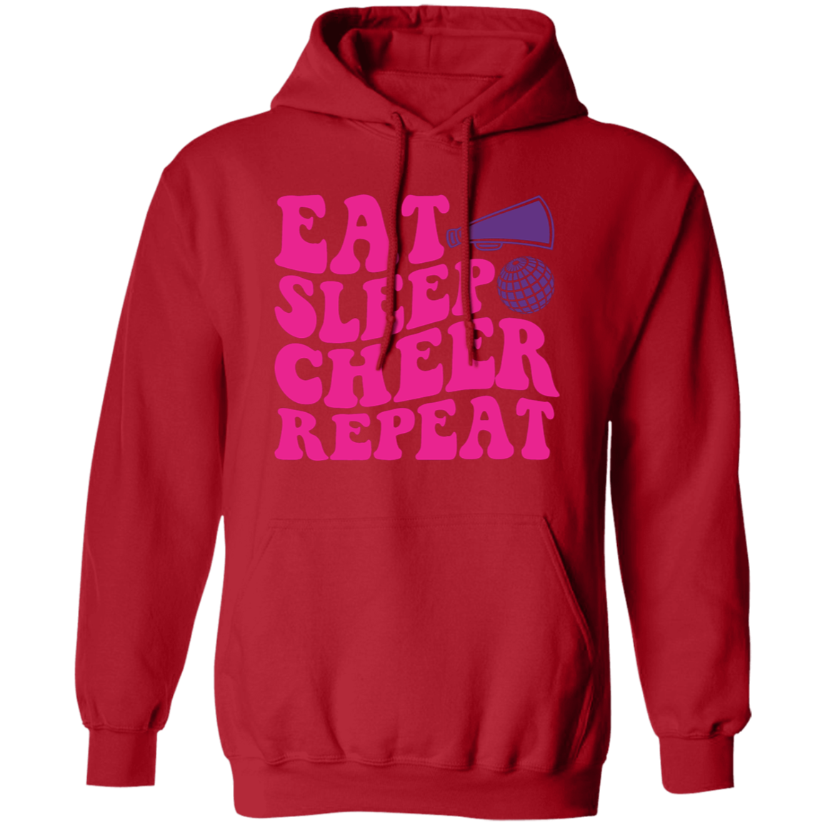 Eat Sleep Cheer Repeat - Pullover Hoodie