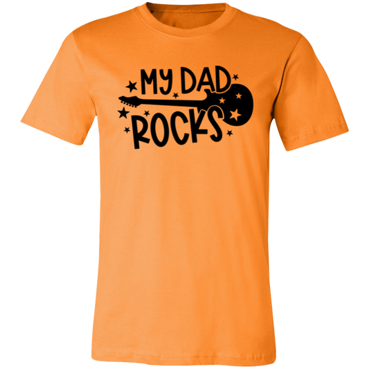 MY DAD ROCKS - Unisex Jersey Short-Sleeve T-Shirt