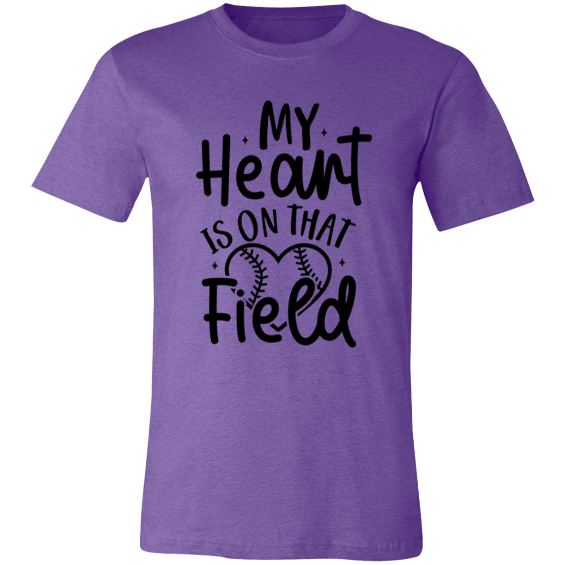 My Heart Is On That Field - Unisex Jersey Short-Sleeve T-Shirt