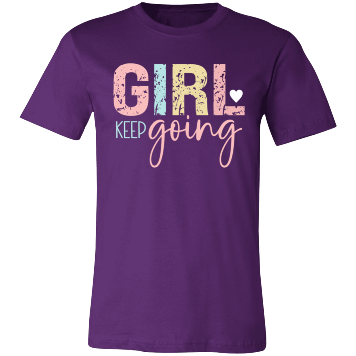 GIRL Keep Going - Unisex Jersey Short-Sleeve T-Shirt