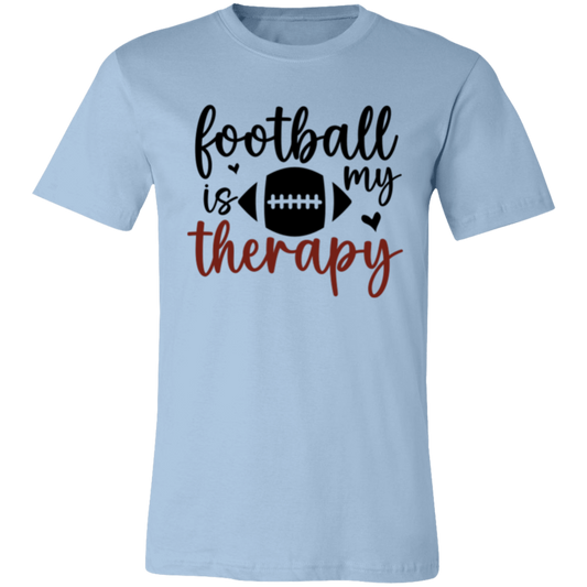 Football is My Therapy - Unisex Jersey Short-Sleeve T-Shirt