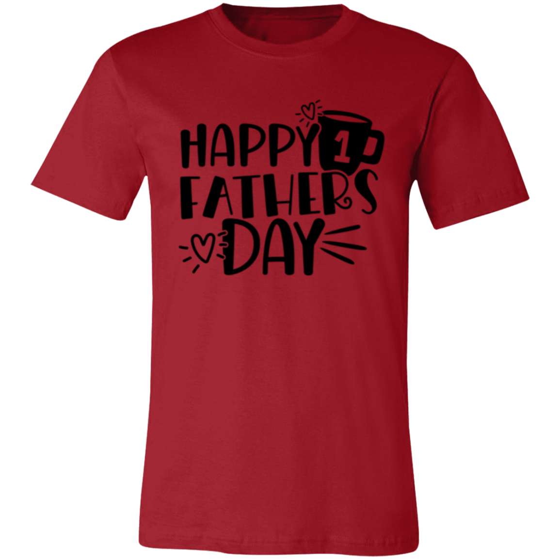 HAPPY FATHERS DAY - Unisex Jersey Short-Sleeve T-Shirt