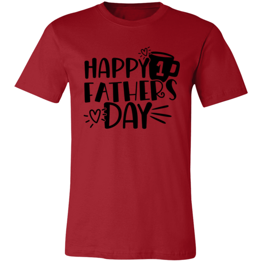 HAPPY FATHERS DAY - Unisex Jersey Short-Sleeve T-Shirt