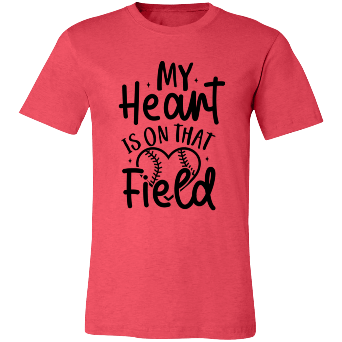 My Heart Is On That Field - Unisex Jersey Short-Sleeve T-Shirt