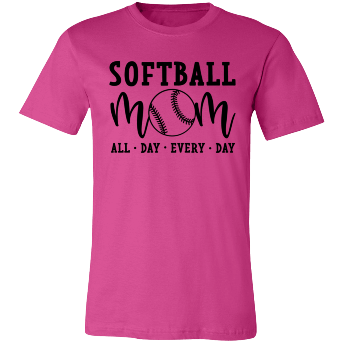 Softball Mom - Unisex Jersey Short-Sleeve T-Shirt