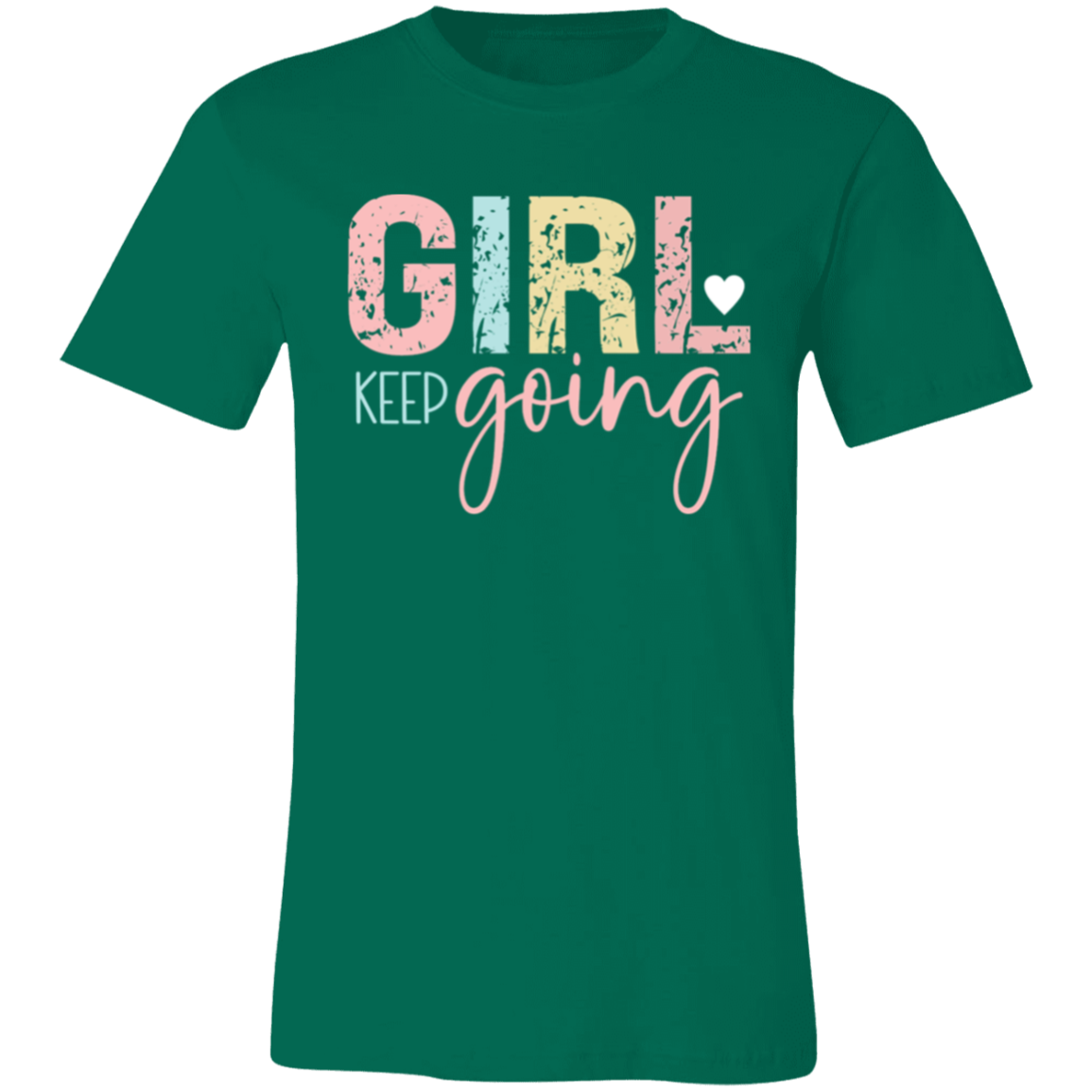 GIRL Keep Going - Unisex Jersey Short-Sleeve T-Shirt