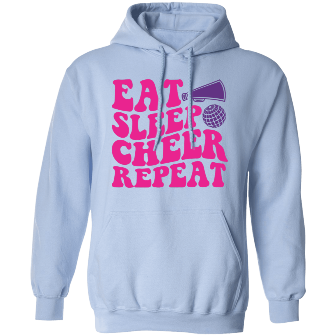 Eat Sleep Cheer Repeat - Pullover Hoodie