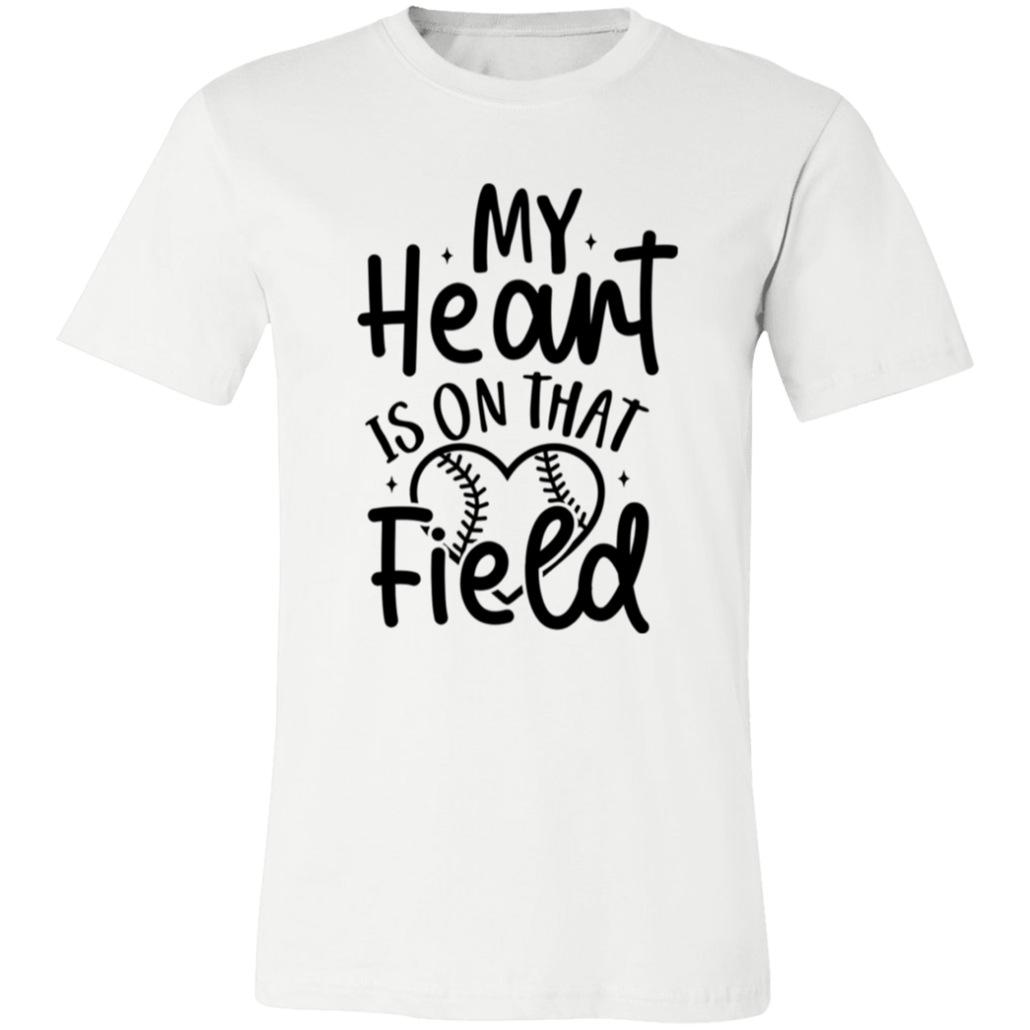 My Heart Is On That Field - Unisex Jersey Short-Sleeve T-Shirt