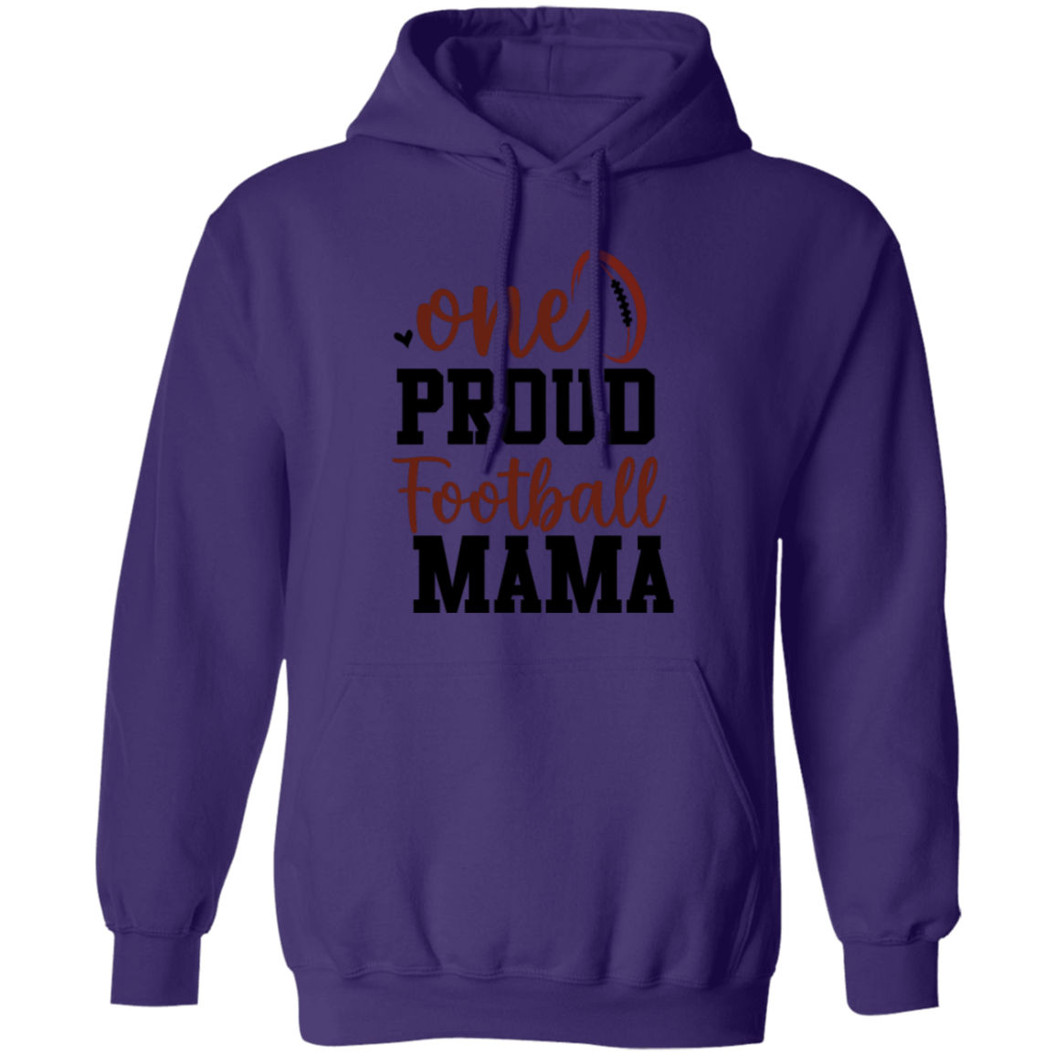 One Proud Football Mama -Pullover Hoodie