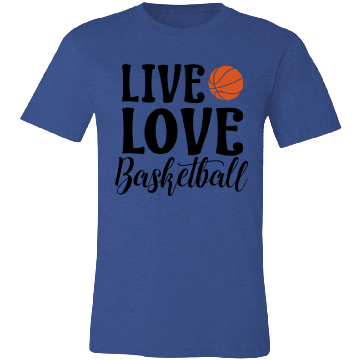 Live Love Basketball - Unisex Jersey Short-Sleeve T-Shirt