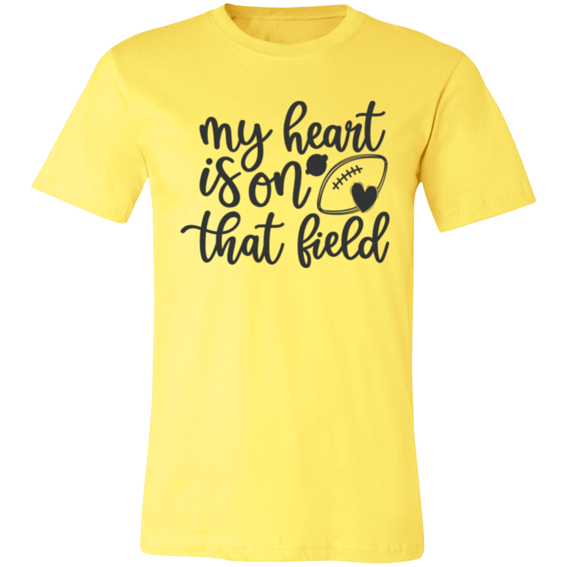 My Heart Is On That Field - Unisex Jersey Short-Sleeve T-Shirt