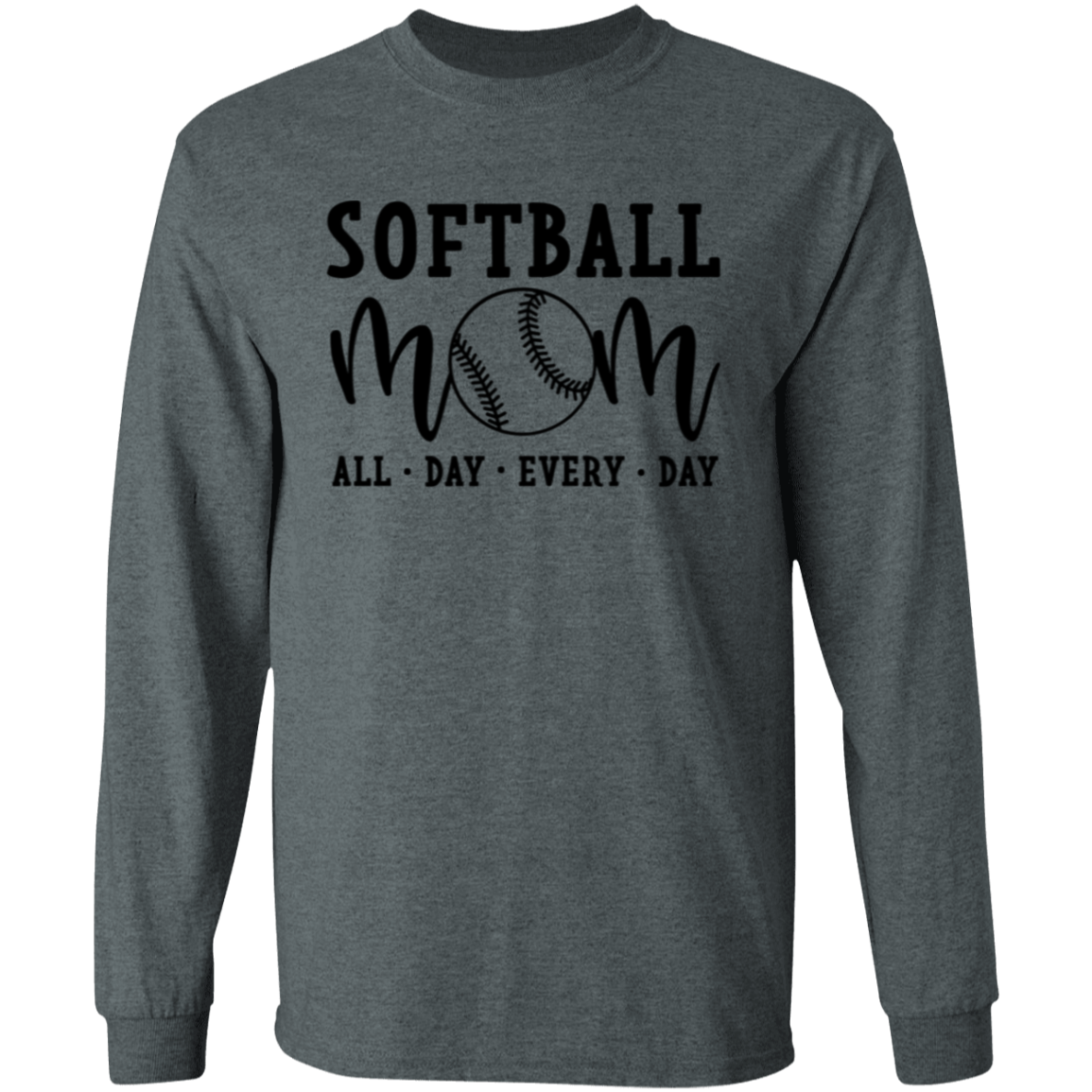 Softball Mom - Long Sleeve T-Shirt 5.3 oz.