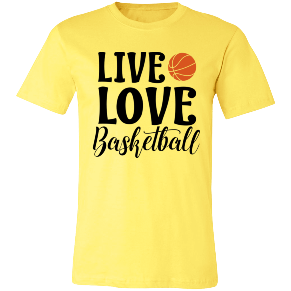 Live Love Basketball - Unisex Jersey Short-Sleeve T-Shirt