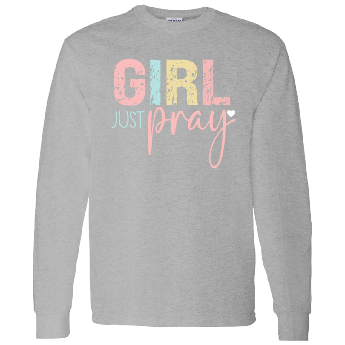 Girl Pray - LS T-Shirt 5.3 oz.