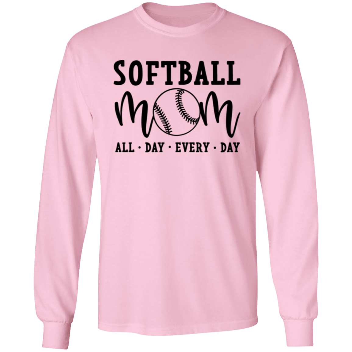 Softball Mom - Long Sleeve T-Shirt 5.3 oz.